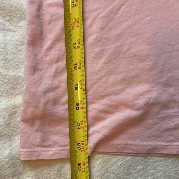 Ann Taylor Loft Soft Vneck Short Sleeve Pink Tshirt Size XS - Picture 7 of 8